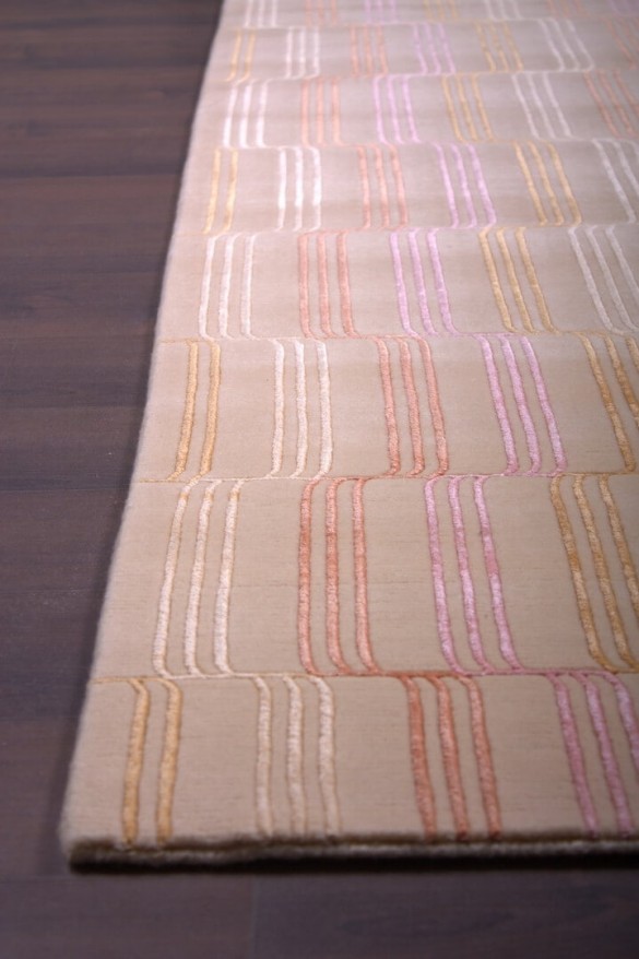 PAL-wool&silk-182x264_sandy/pink stripes_beige