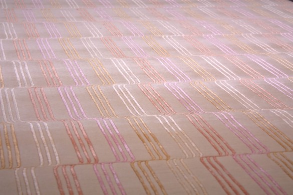 PAL-wool&silk-182x264_sandy/pink stripes_beige