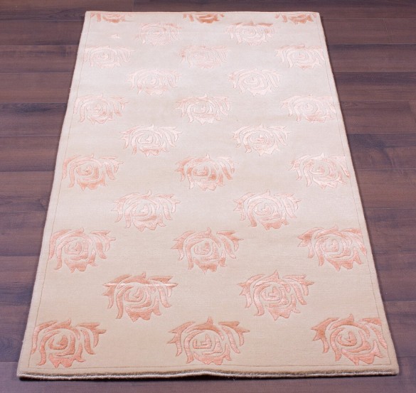 PAL-wool&silk-82x151_orange artichokes_beige
