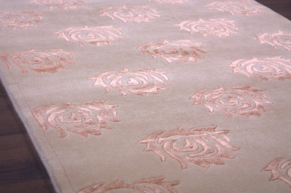 PAL-wool&silk-82x151_orange artichokes_beige